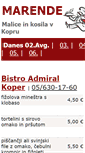 Mobile Screenshot of marende.si